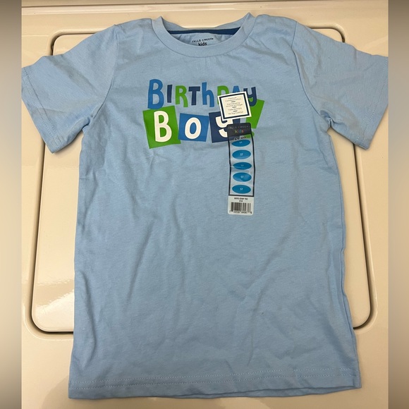 Falls Creek Other - Falls Creek Kids Light Blue 5T Short Sleeve Birthday Boy T-Shirt NWT